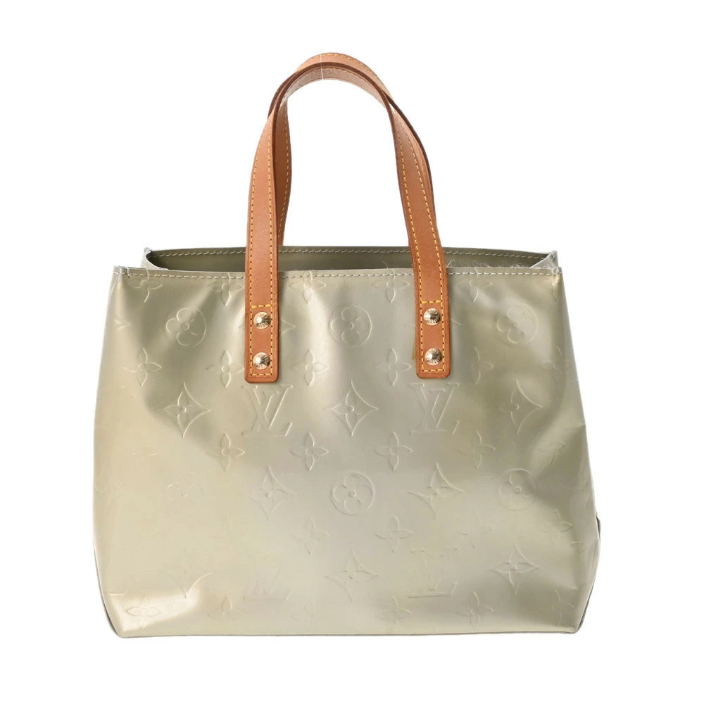 LOUIS VUITTON Vernis Lead Gris Monogram Handbag